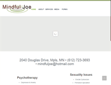 Tablet Screenshot of mindfuljoe.com
